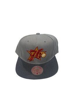 Mitchell & Ness Philadelphia 76ers Sixers HWC Snapback Hat Grey